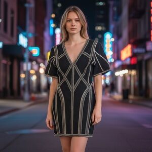 No Secrets Women's Dress Made in Italy Sz 44/ US Size 8